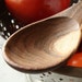 Wooden spoon for serving and stirring of Mesquite wood.