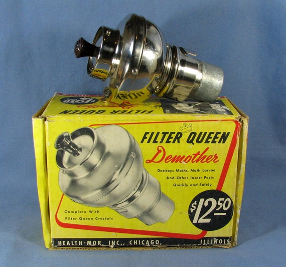 Vintage 1940s chrome Filter Queen HealthMor by northwindtrading