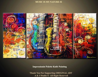 Abstract Painting, 48'' Original Contemporary Palette Knife Fine Art Painting Abstract Textured Ready to Hang
