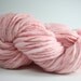 TTS Handdyed Thick and Thin Slub Yarn Fine Merino 55tts12024 Pink Chiffon
