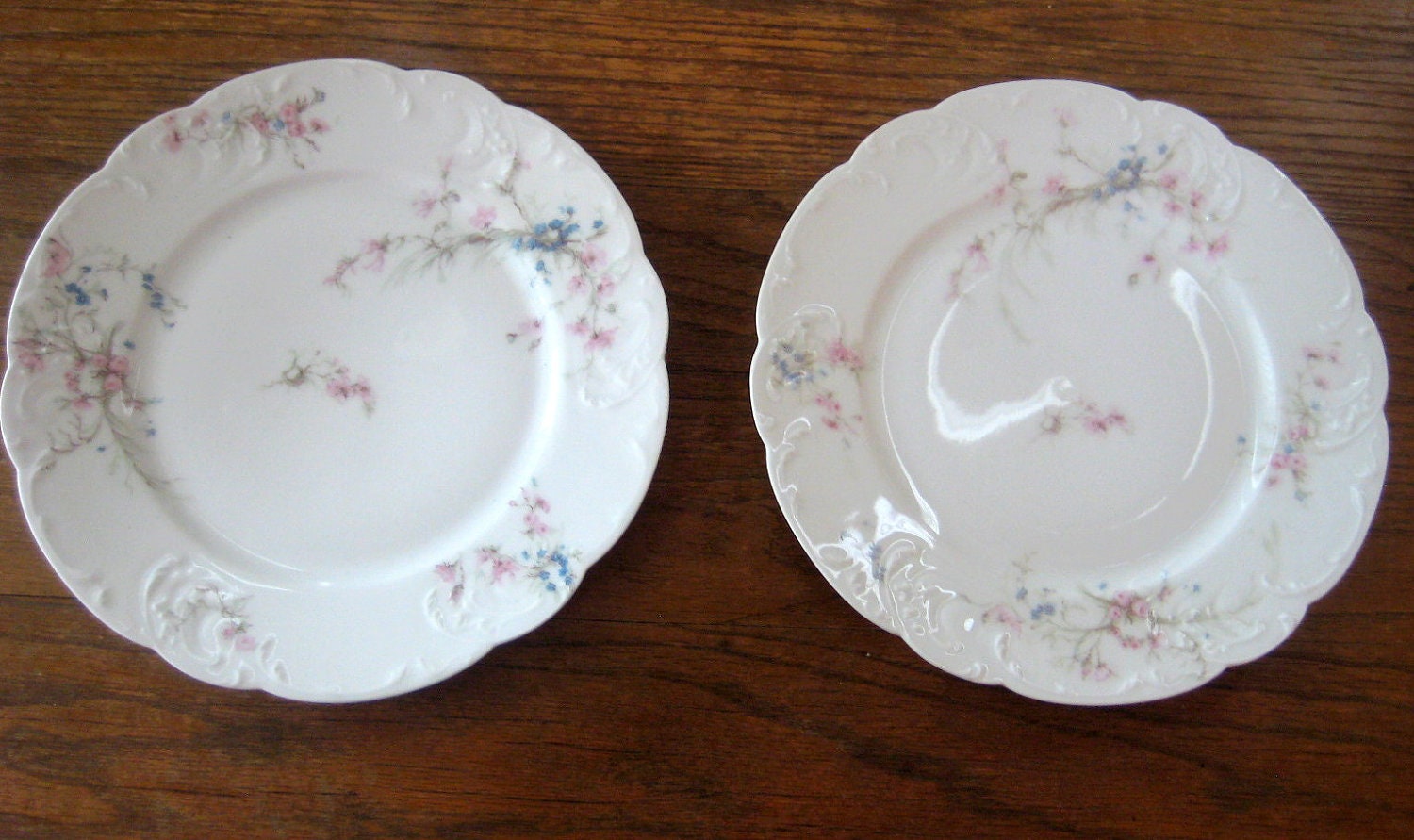 Antique Limoges China Plates H&C L France Haviland and Co