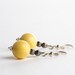 Yellow Summer Earrings Beaded Rustic Spring Summer Fashion Jewelry