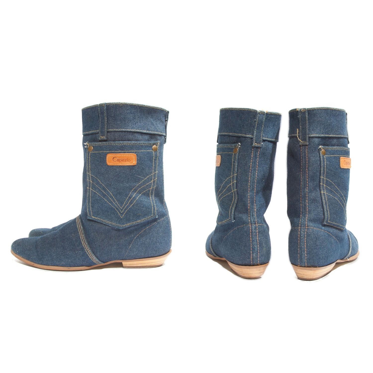 blue jean boots amazon