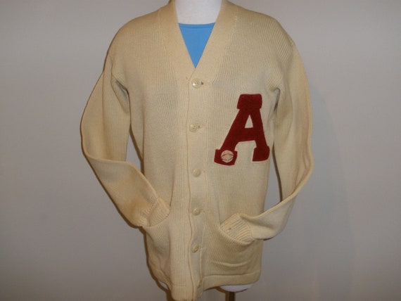 Vintage Varsity Letter Sweater 1950s