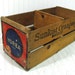Vintage Sunkist Oranges Large Double Crate - Wooden Bin with Original Yorba Label - Marked on 3 Sides