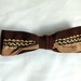 Cocoa Bow Tie / vintage Cocoa Browen Retro Clip On Bow Tie