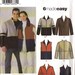 JACKET or VEST, NEW - Men, Women, or Teen Sizes Extra-Small through Extra-Large Simplicity Easy Fleece