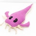 Extinct Eurypterid Fossil Plush in Pink and Ivory