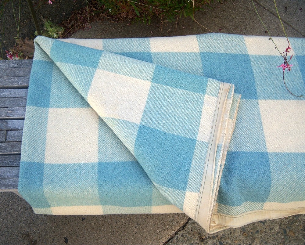 Vintage wool blanket // Jacobs Oregon City Woolen Mills