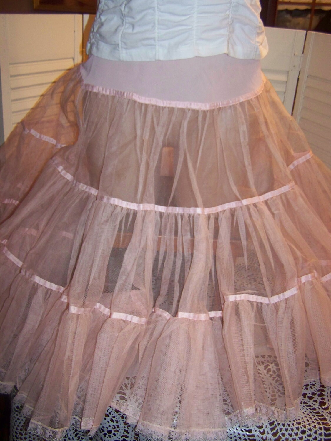 vintage crinoline petticoat