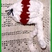 Kitty CATNIP Toy Plush RED White Organic Mouse or Fish CATS