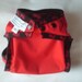 Tractor Diaper Cover in Red/Black