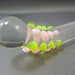 Glass Dildo MINI Pocket Mature Sex Toy Massager Pink Slyme Green