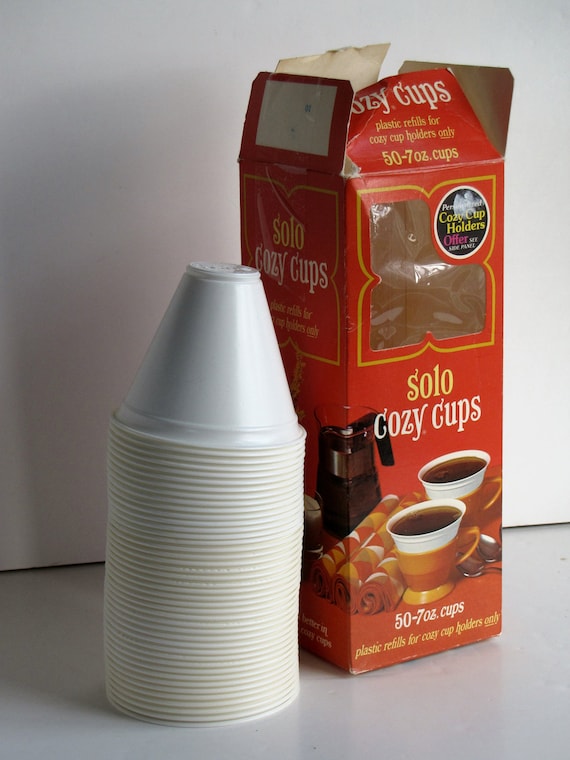 cup  1970s vintage Inserts Refills / Cozy Solo Coffee solo refills Vintage Cup
