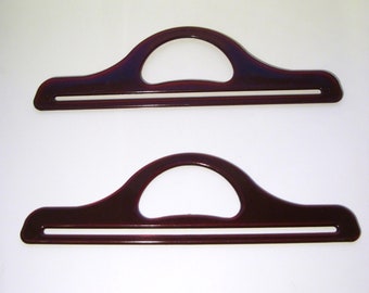 Amber bag Handles, pair of bag handles, bag making supplies, bag making handles, knitting bag handles, bag making supplies, purse notions