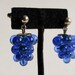 SALE Gorgeous Grape Dangle Post Earrings