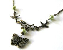 Olive Green Pearl Jewelry set main image 0