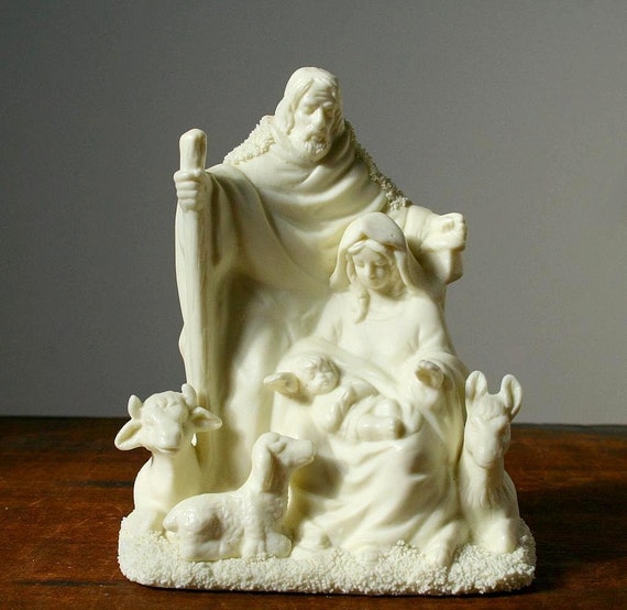 nativity figurine holy family porcelain by cristinasroom nativity figurine holy family porcelain by cristinasroom