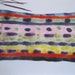 Sock knitting blank for 2 at a time socks-Hand painted-'Dots and Dashes'