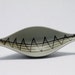 Soholm Art Pottery Bowl from Danmark Artist Signed Eames Era Modern Design Ceramics