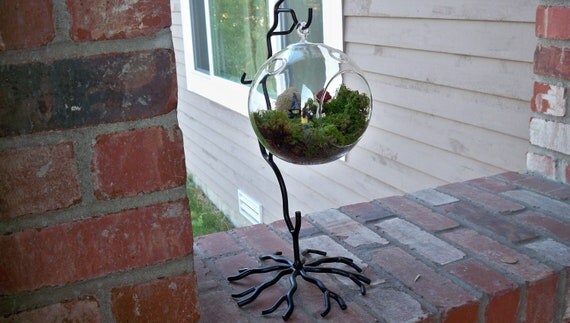custom order for nancilynn terrarium with wrought iron twig custom order for nancilynn terrarium with wrought iron twig