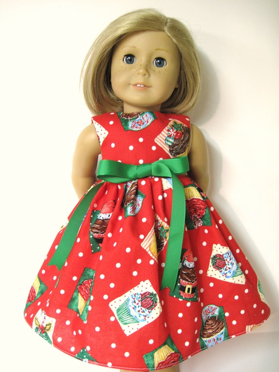 American Girl Doll Christmas Dress