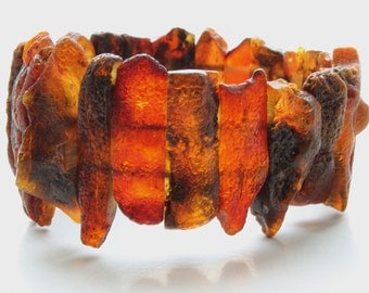 Baltic Amber bracelet, black amber bracelet, raw, unpolished amber bracelet vegan, янтарный браслет, 琥珀手鍊, 琥珀ブレスレット, ambre, Bernstein, ambar