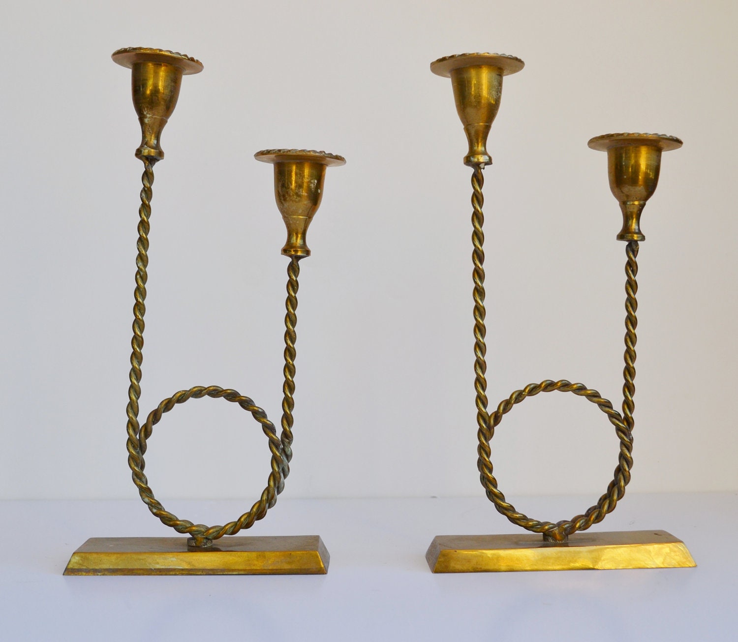 vintage brass rope candle holder candelabra set of 2 mid vintage brass rope candle holder candelabra set of 2 mid