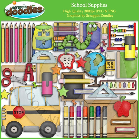 clipart for school supplies - photo #41