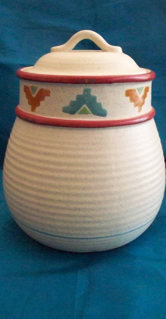 Treasure Craft Cookie Jar Saratoga Southwest by vintagesouthwest