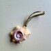 Conch Seashell Christmas Ornament - Gold Ribbon - one of a kind, beach, surf, handmade gift.