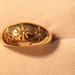 RESERVED/Antique 1810 Diamond Starburst Ring/18K Yellow Gold