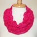 Bamboo and Silk Hot Pink Cowl