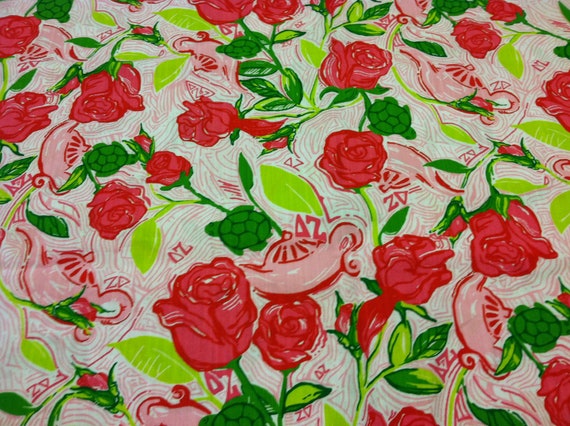 zeta use how material to Fabric Pulitzer Delta Lilly Zeta Print