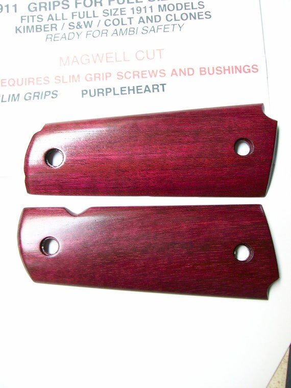 Slim Grips 1911 Purple Heart 