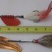 Pflueger Heart Shaped 5 Spinner/Unknown Musky Copper Blade Spinner collectible ON SALE