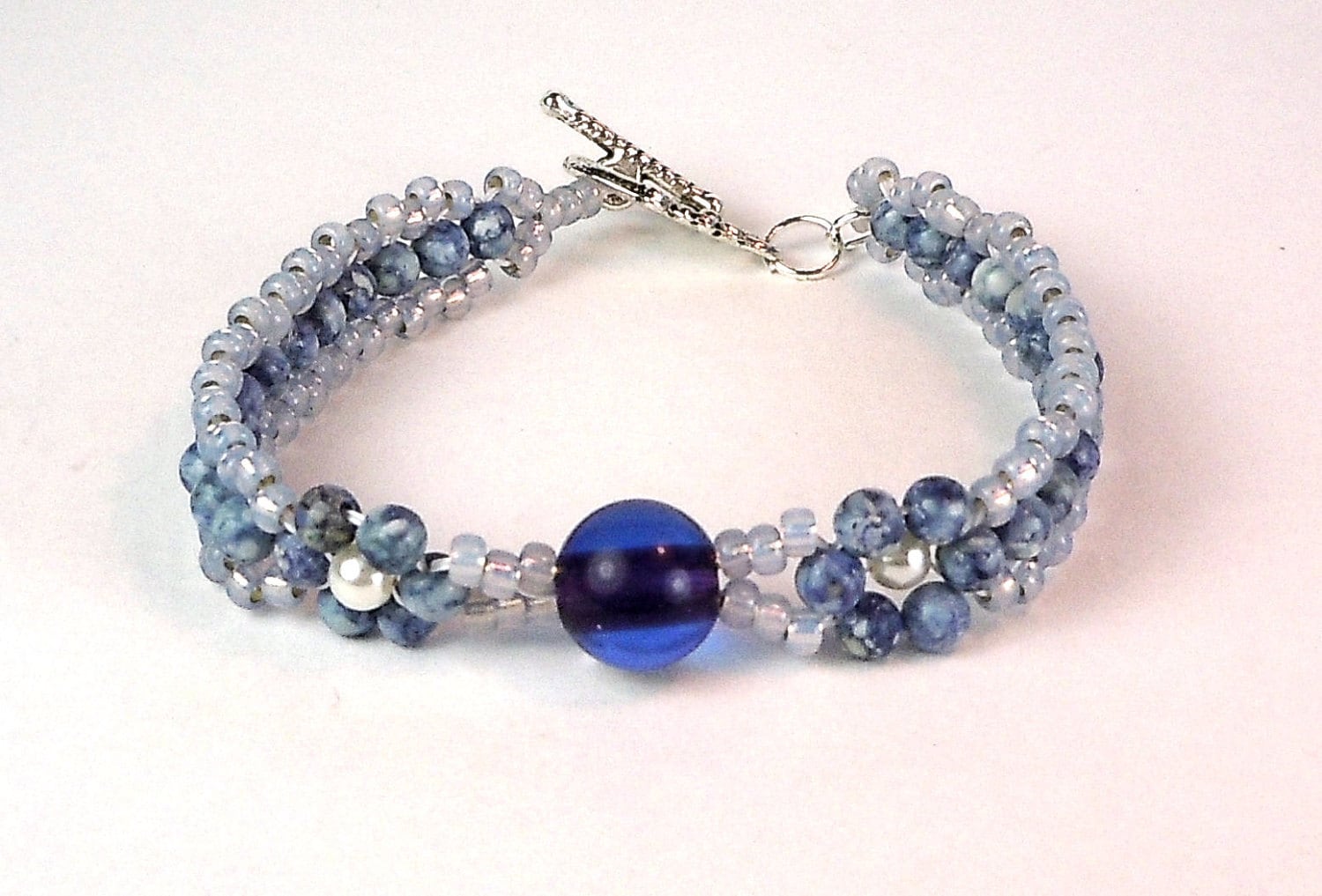 Blue RAW bracelet | Blue stone bracelet, Stone bracelet, Blue bracelet