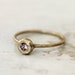 Reserved. Malaya Garnet ring. 18K gold. Sweet and simple. Savannah.