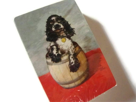 Unopened Deck of VTG Playing Cards: Butch, the Cocker Spaniel
