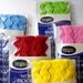Rick Rack in Great Retro Colors, Blue, Red, Yellow, Pink and Lime Green 5 Unopened Packages, from All Vintage Sewing