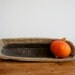 vintage french basket for proving loaves, unusual large size