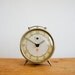 vintage french alarm clock made by SMI from the 50's