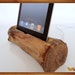 iPad 1 / iPad 2 / iPad 3 dock - handmade - sync, charge, can serve as ipad stand / ipad holder... unique present