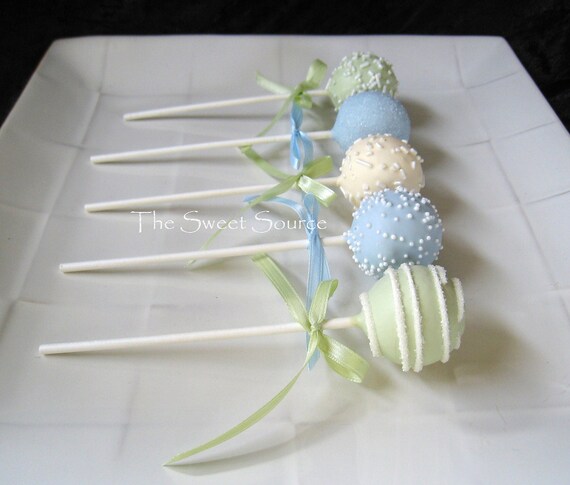 Cake Pops: Baby Shower Cake Pops Made to Order with High Quality Ingredients Il_570xn