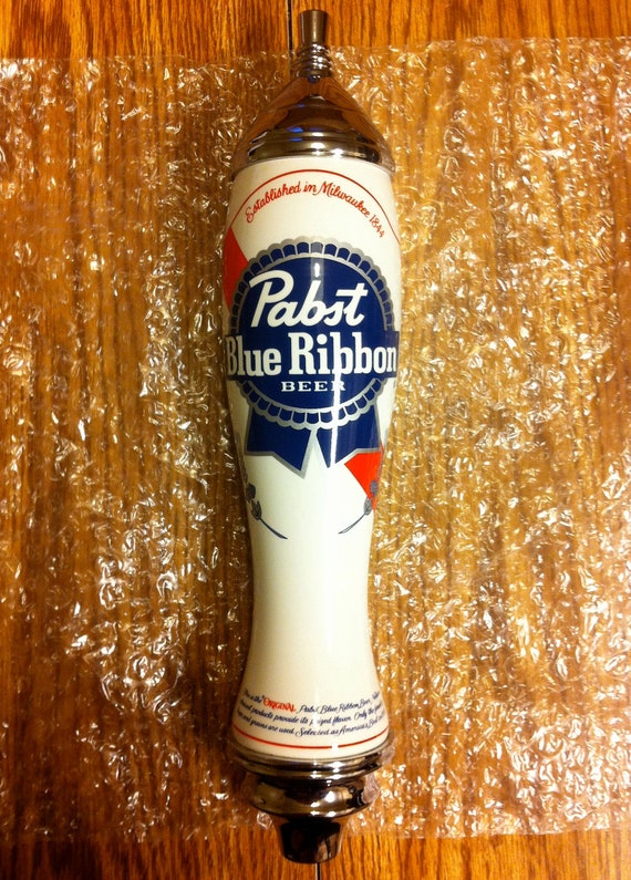 Pabst Blue Ribbon Beer Tap Handle by MinimalistCouple on Etsy
