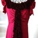 Antique Vintage 1930s Plum Magenta Evening Dress