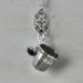 Thimble and Acorn Kisses Necklace Peter Pan and Wendy In Sterling Silver