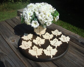 15 Rustic Table Numbers