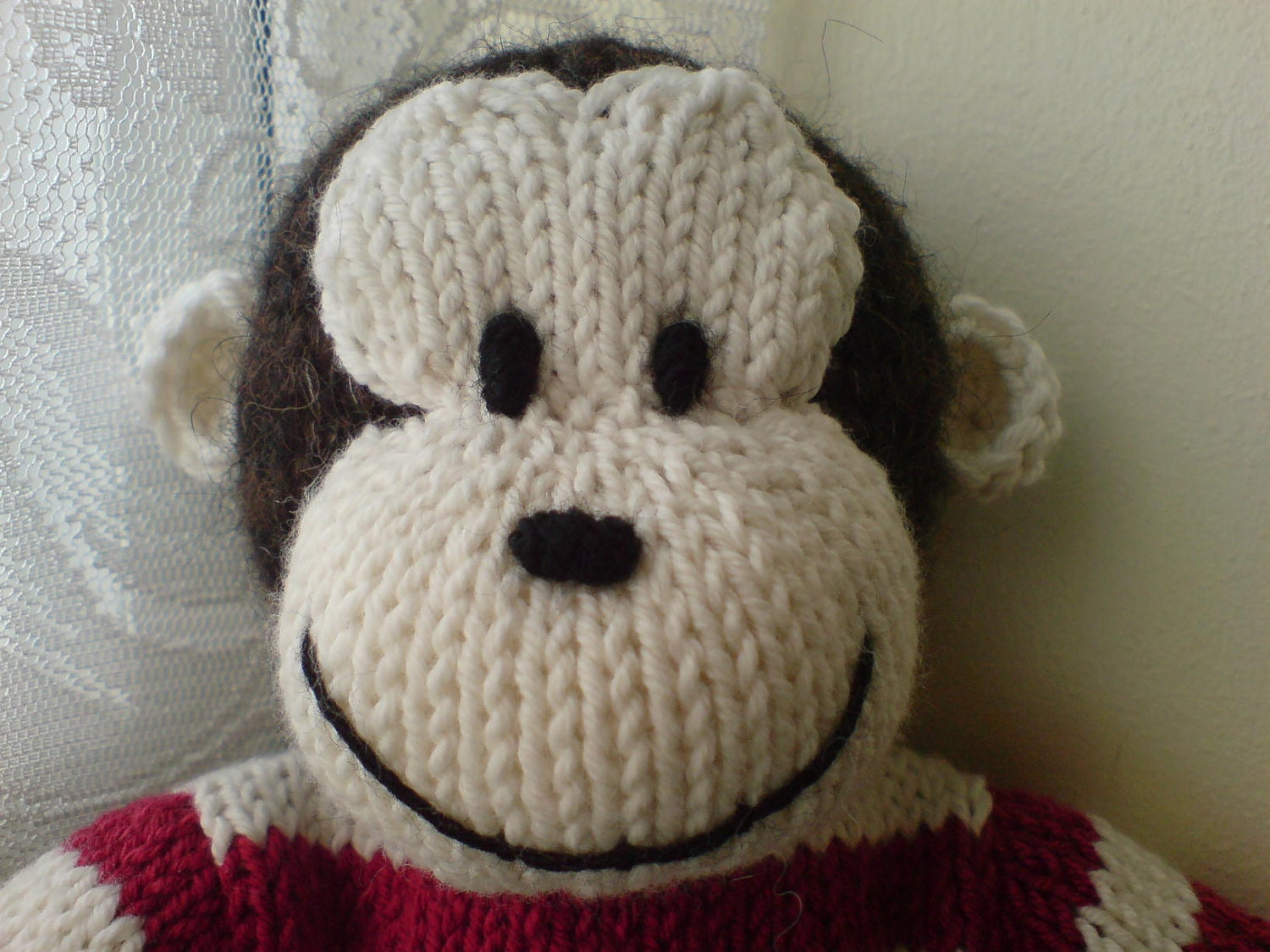 fluffy monkey toy