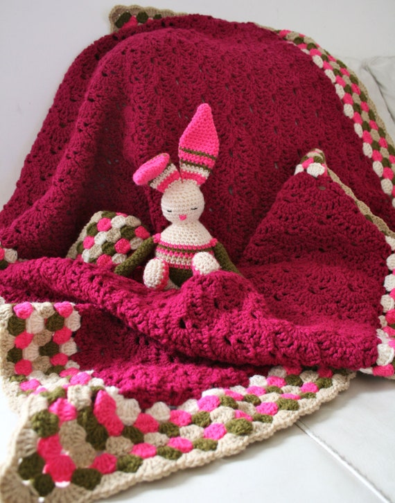 Crochet patterns, Baby blanket crochet pattern amigurumi bunny doll pattern amigurumi pattern crochet baby blanket (103) INSTANT DOWNLOAD